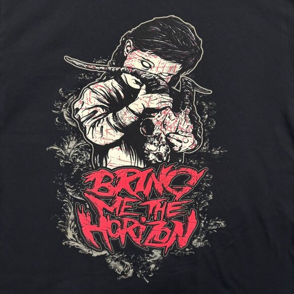 Bring Me the Horizon “Post Human” Nex Gen Rock Band Graphic T-Shirt Size Large - Picture 2 of 5